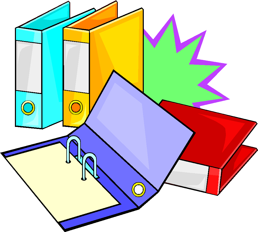 Binder Clip Art Free Binder Cliparts Download Free - Binders Clipart (1003x902), Png Download