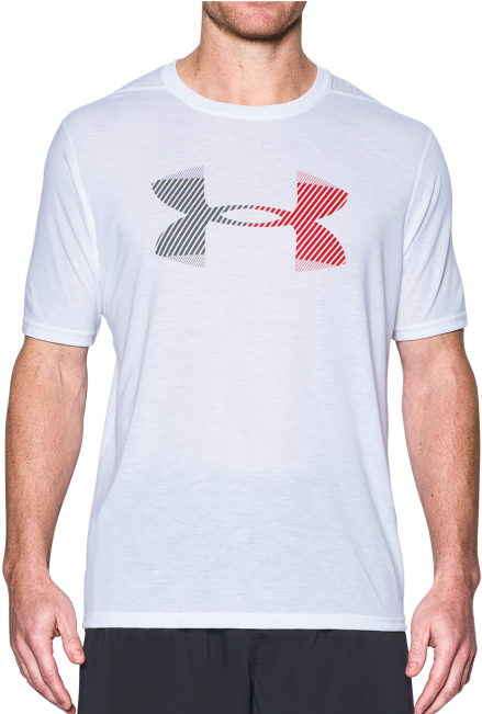 Men's Ua Threadborne Logo T-shirt - Under Armour (615x650), Png Download