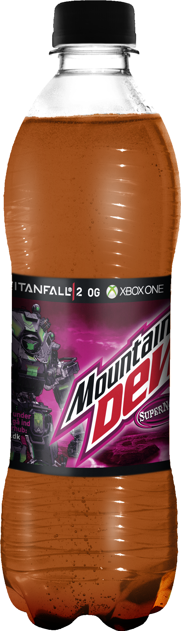 Mountain Dew Mdew Super Nova Titanfall Pet 50cl Dry - Mountain Dew (697x2287), Png Download