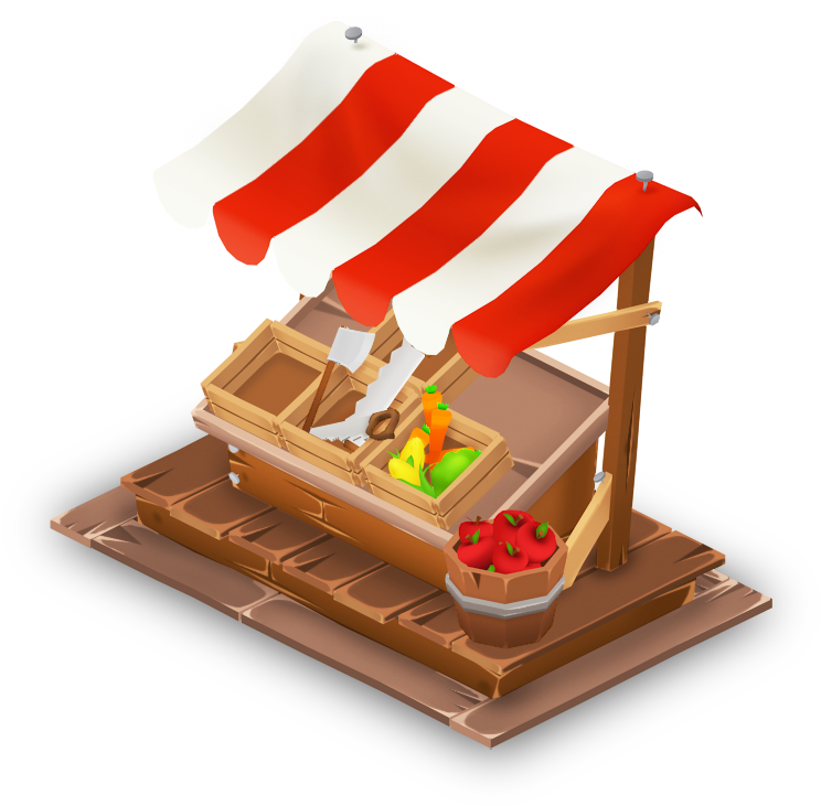 Selling Blackberries - Hay Day Roadside Shop (743x743), Png Download