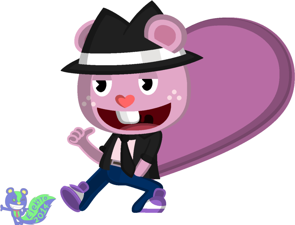 Carebear Drawing Love - Cool Beaver (1024x746), Png Download