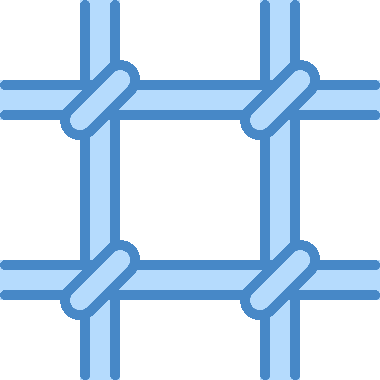 A Prison Symbol Consists Of Two Horizontal Lines And (1600x1600), Png Download