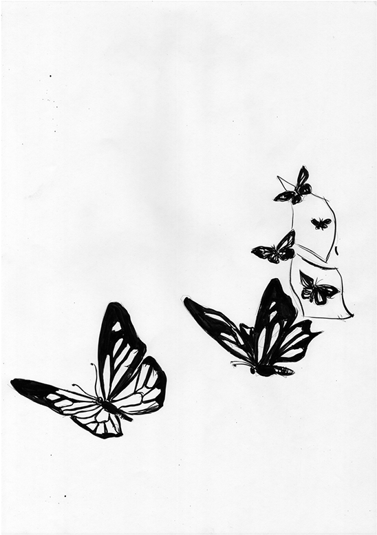 Time ~ Maulbeerblatt Magazine - Brush-footed Butterfly (600x824), Png Download