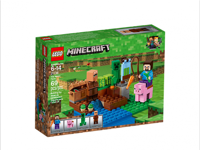 27069-1 - Lego Minecraft (870x489), Png Download