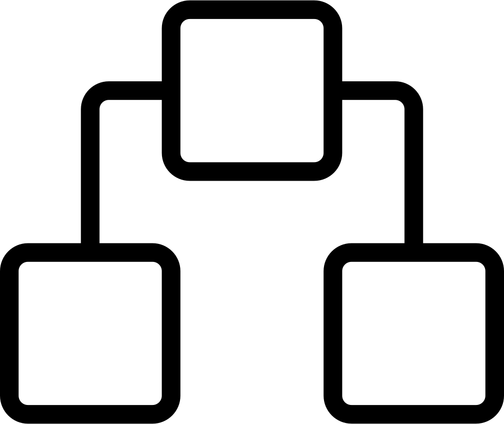 Network Outline Symbol In A Circle Comments - Simbolo De Esquema (980x824), Png Download