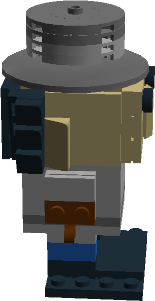 Inspector Gadget Brickheadz - Lego (1126x600), Png Download