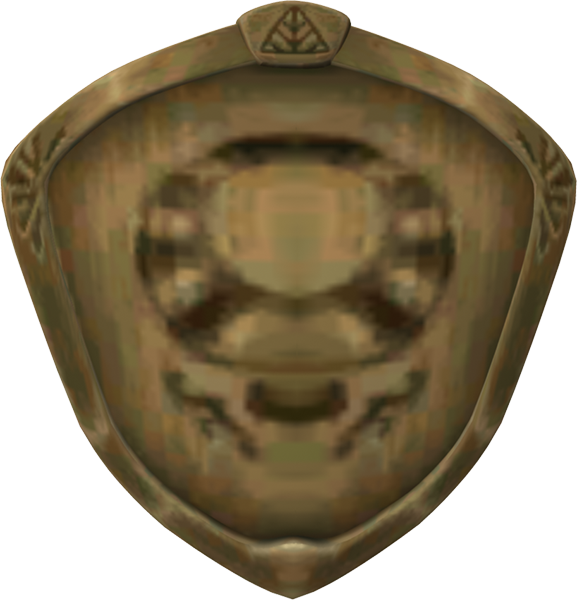 Legend Of Zelda Twilight Princess Ordon Shield (577x600), Png Download