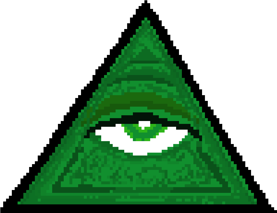 Png Illuminati - Pixel Art Of Illuminati (1150x750), Png Download