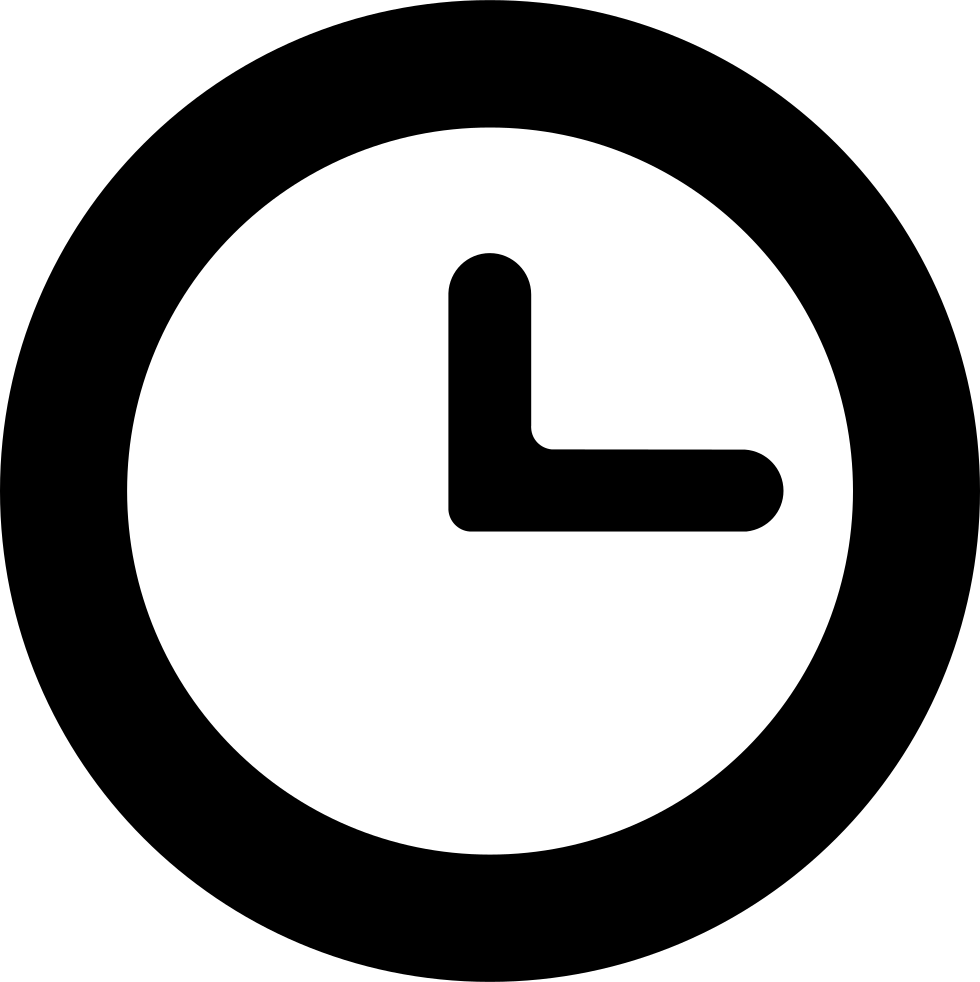 Svg Free Download Onlinewebfonts - Clock Svg Icon (980x982), Png Download