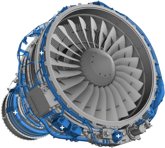 Harnesses - Jet Engine (680x488), Png Download