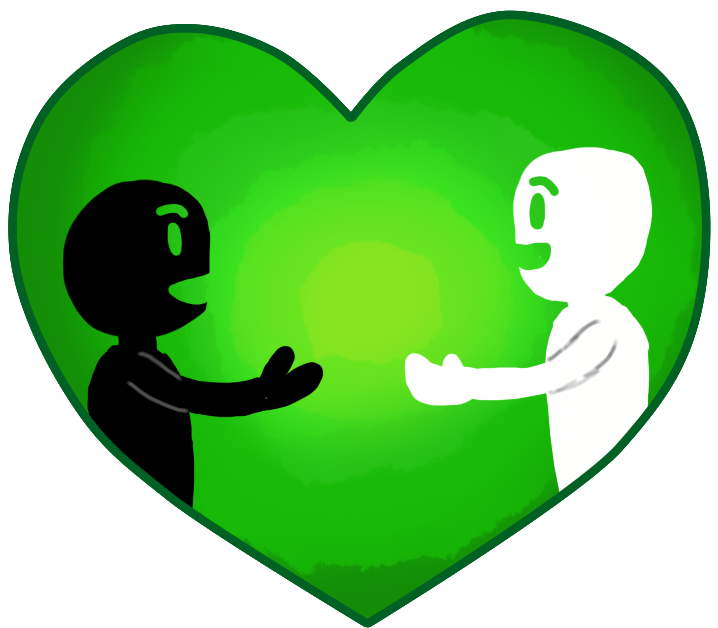 Green Heart ~ - Heart (785x643), Png Download