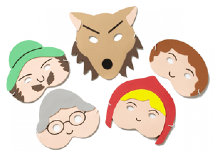 Red Riding Hood Props (750x750), Png Download