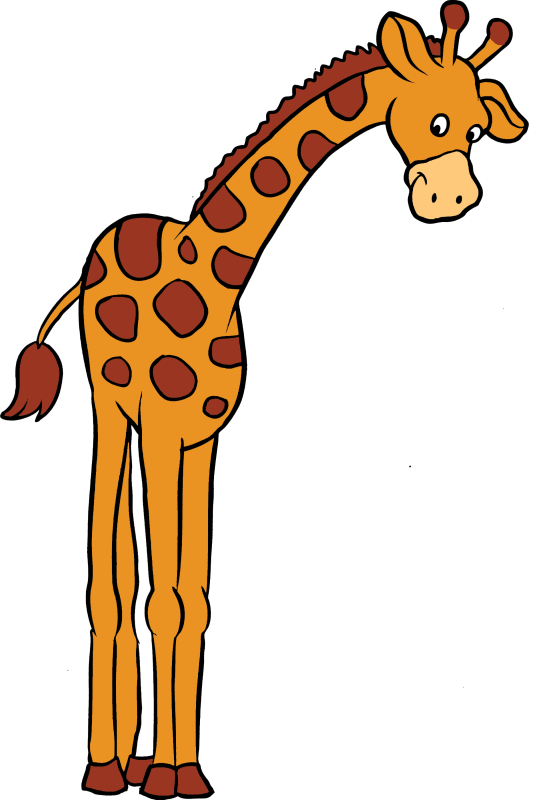 Irafa Zvierat Sveta Pinterest Clip Art - Žirafa Clipart (534x800), Png Download