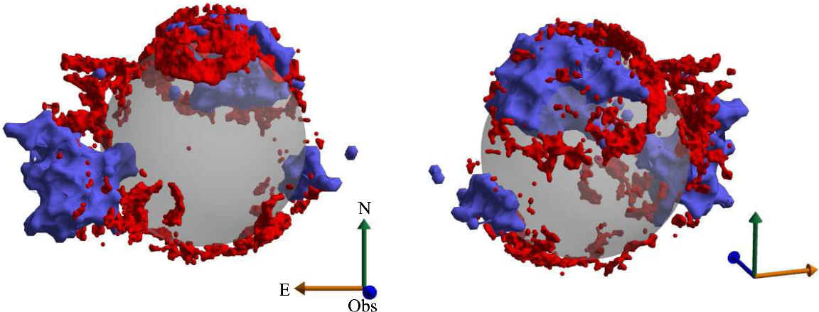 Location Of Iron Rich X Ray Emitting Ejecta With Respect - Common Fig (1175x471), Png Download