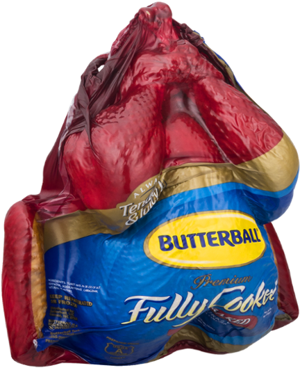 Butterball Fully Cooked Young Turkey Oven Baked (600x600), Png Download