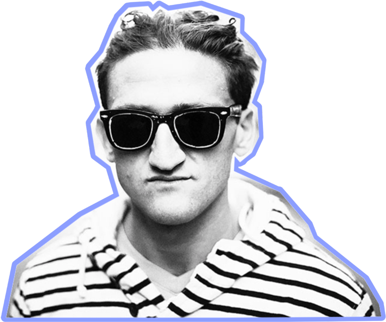 Casey Neistat Black And White (1024x1024), Png Download