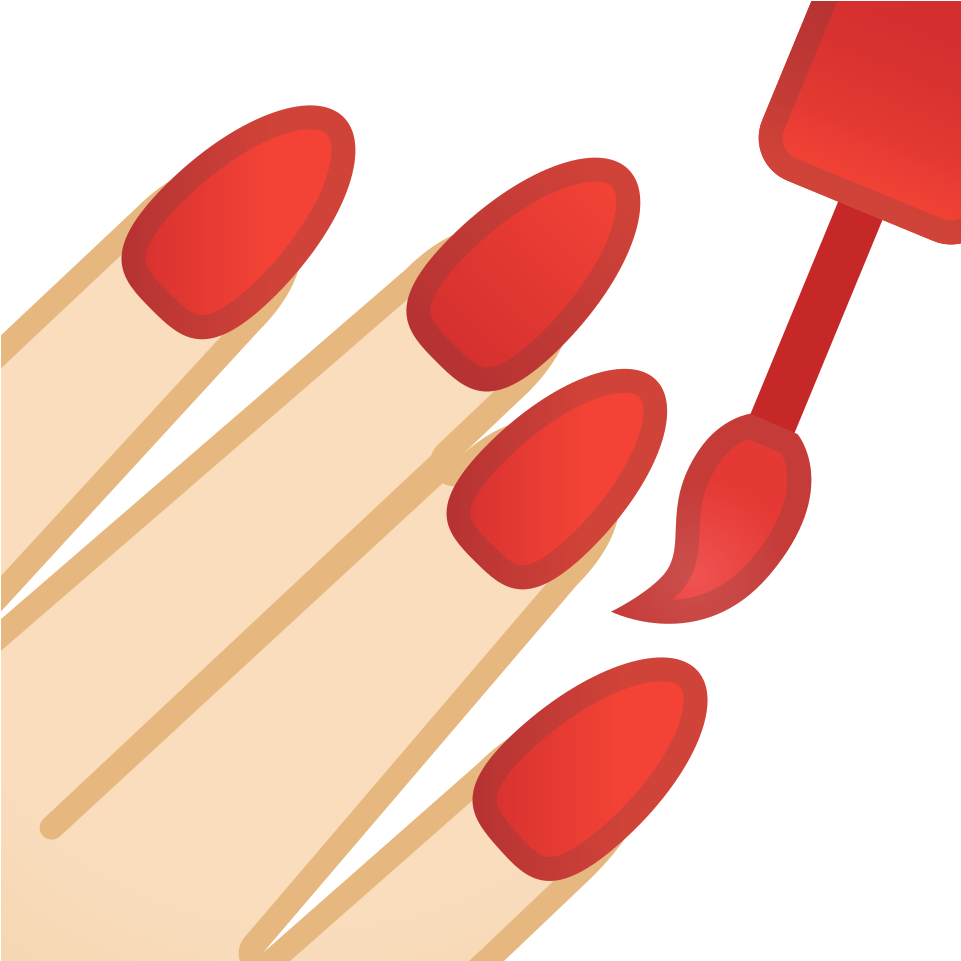 Download Svg Download Png - Emoji De Uñas Pintadas (1024x1024), Png Download