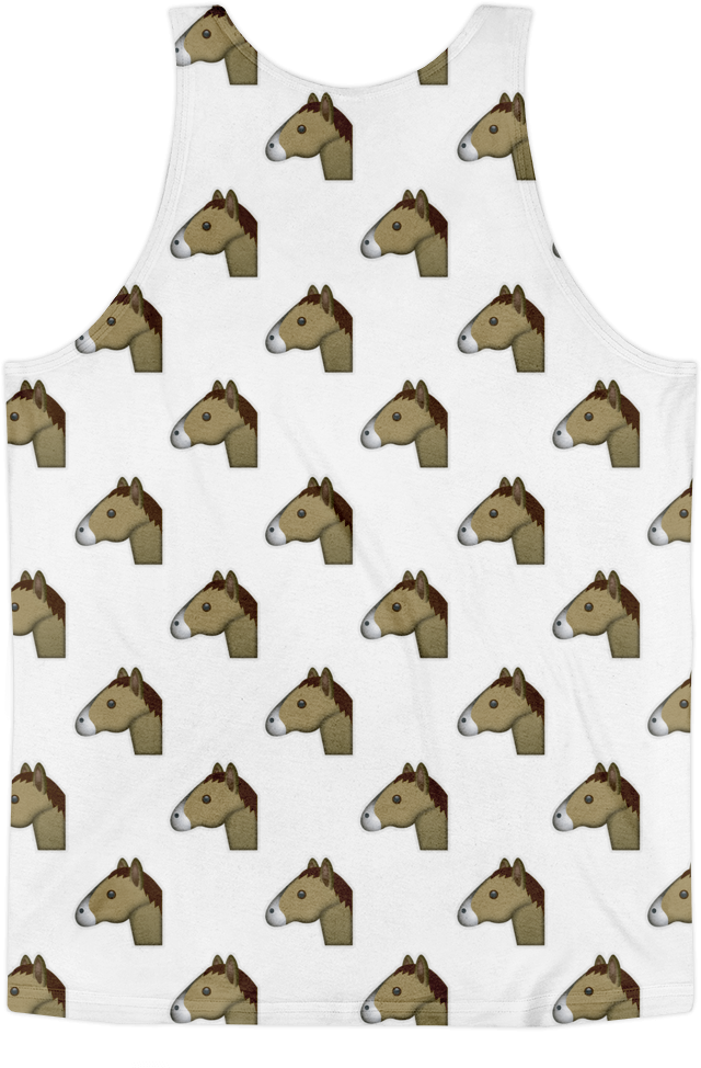 All Over Emoji Tank Top - Regata Com Estampa (1000x1000), Png Download