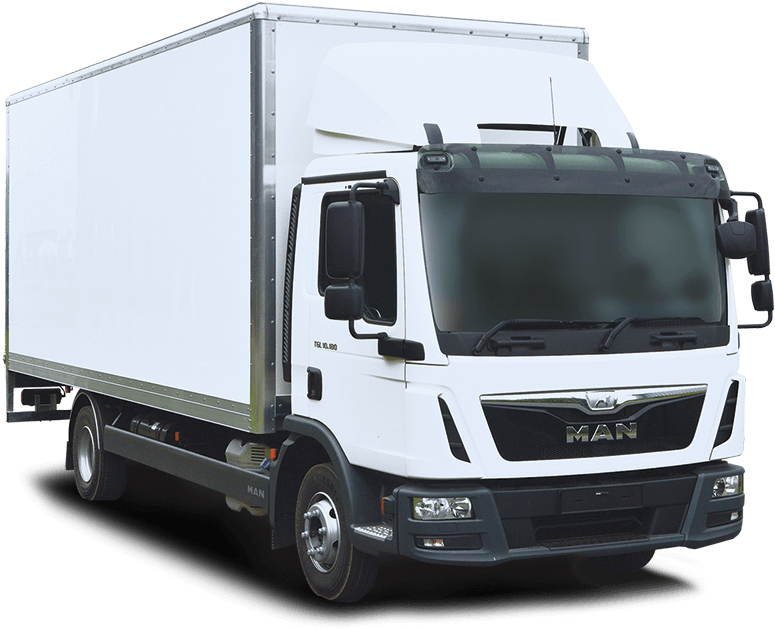 Box Truck Png - Man Kamyon Png (1000x836), Png Download