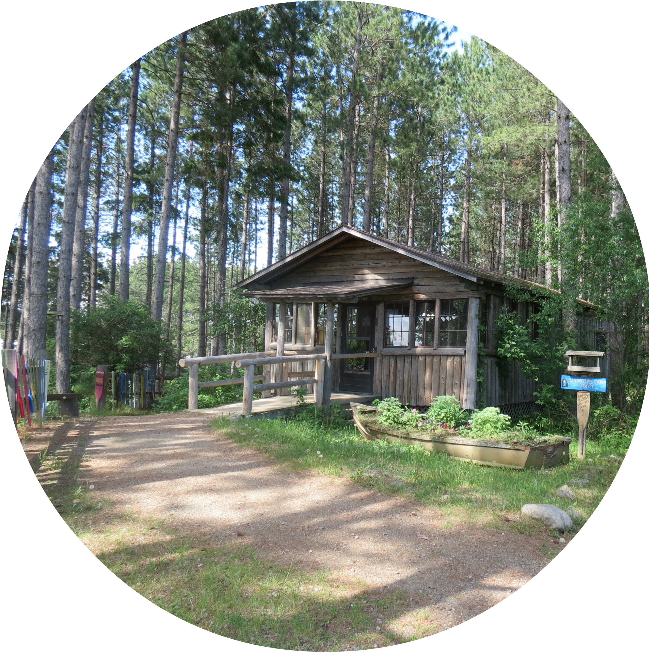 Winter Cabin - Dorothy Molter Museum (2205x2232), Png Download