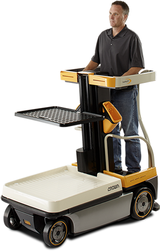 Crown's Wav Work Assist Vehicle Is A Productivity And - Crown Order Picker (570x549), Png Download