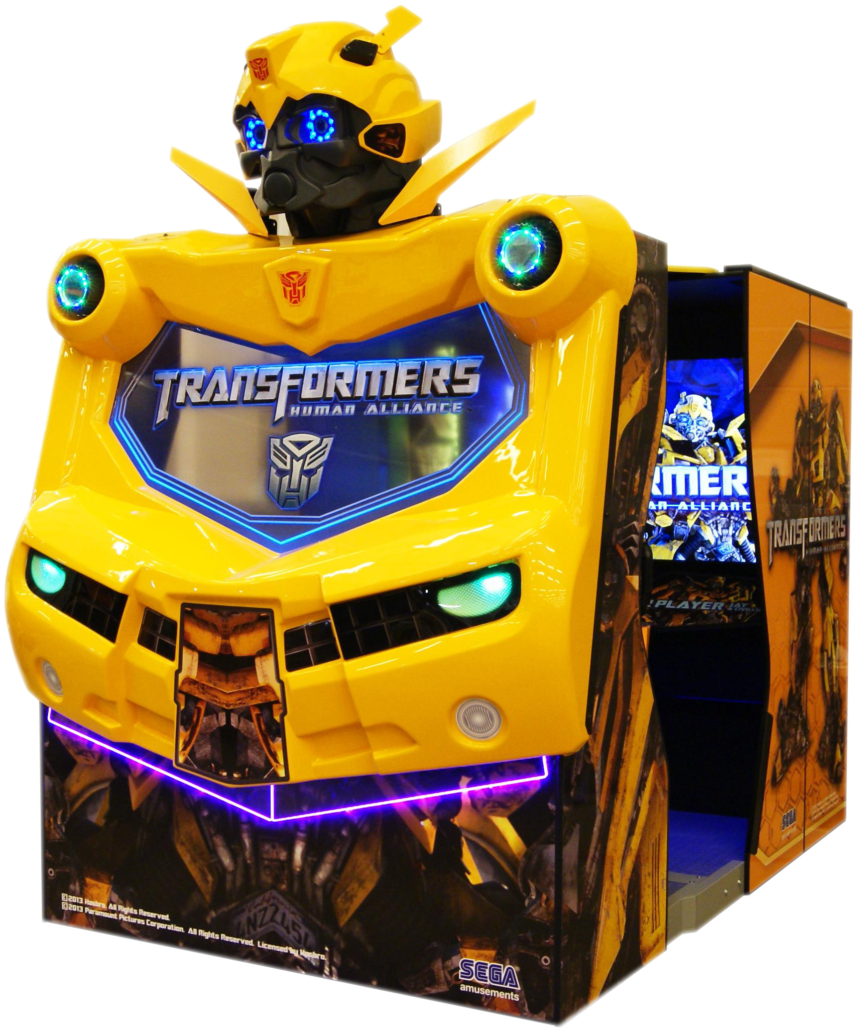 Transformers Human Alliance Has Landed At Gametime - Sega Transformers Human Alliance Arcade Machine (1723x2064), Png Download