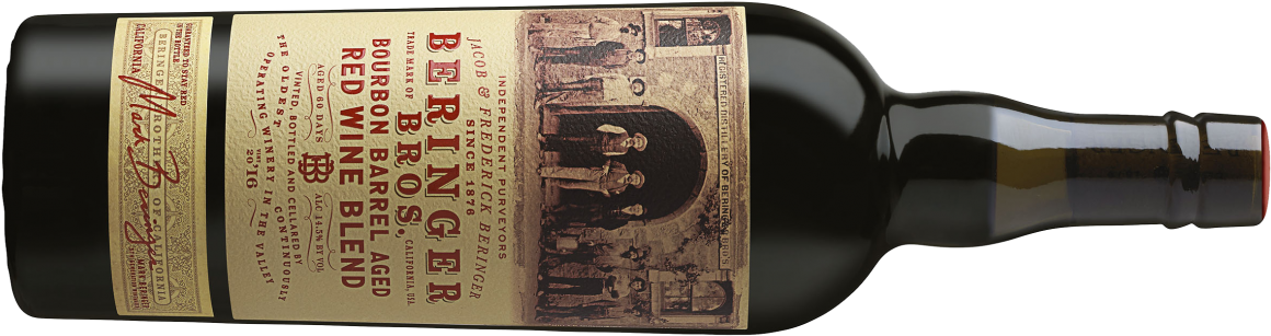 Bourbon Barrel Aged Red Wine Blend - Beringer Vineyards (1180x344), Png Download