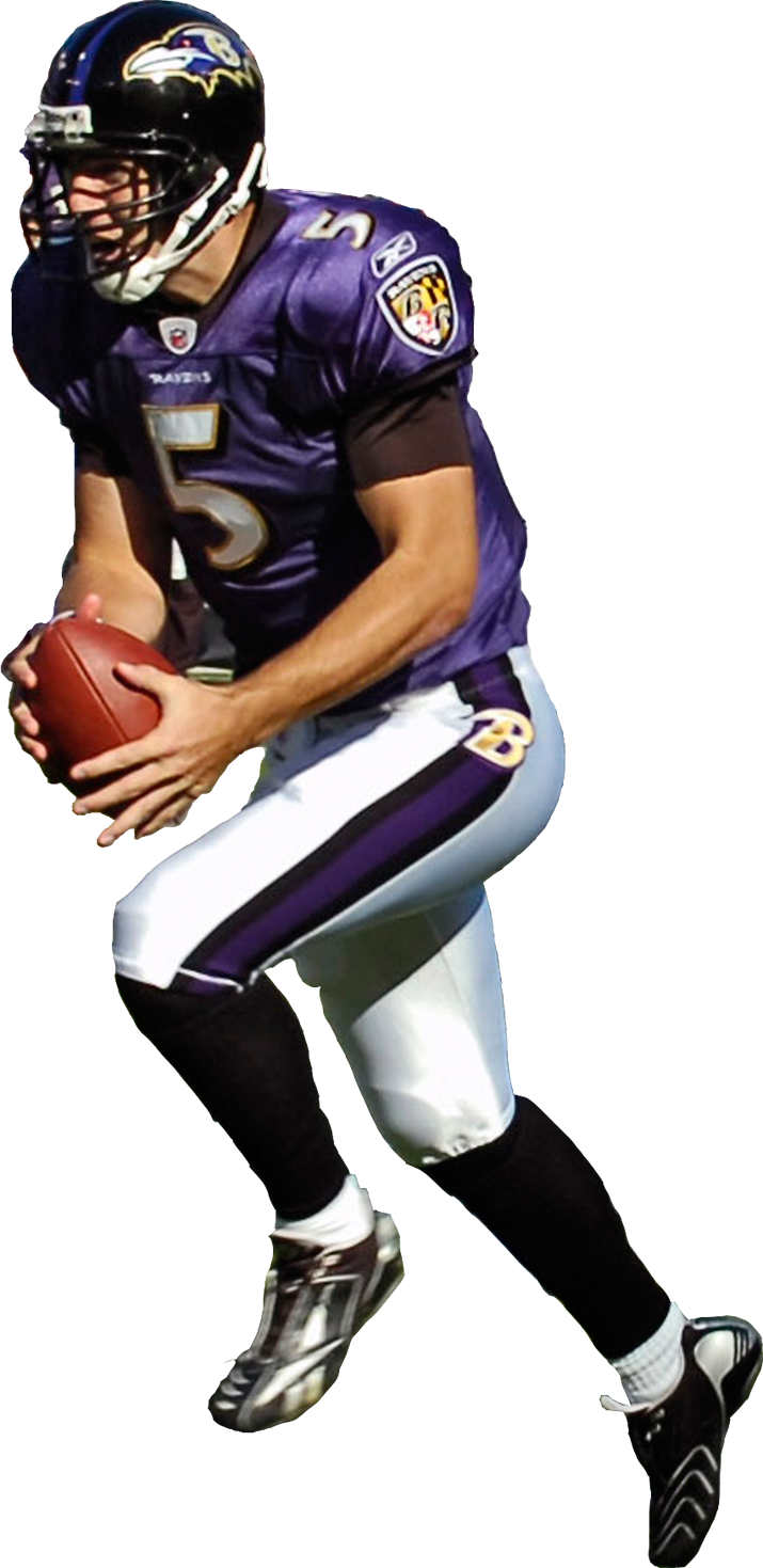 Flacco The Pass-catcher - Baltimore Ravens Players Png (715x1469), Png Download