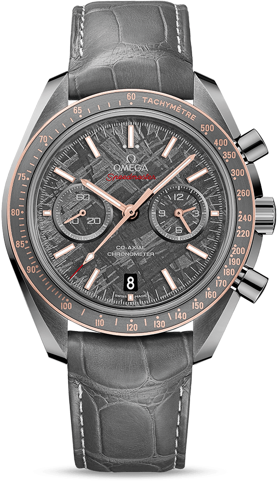 Moonwatch Omega Co-axial Chronograph - Omega Speedmaster Moonwatch Meteorite (800x1100), Png Download