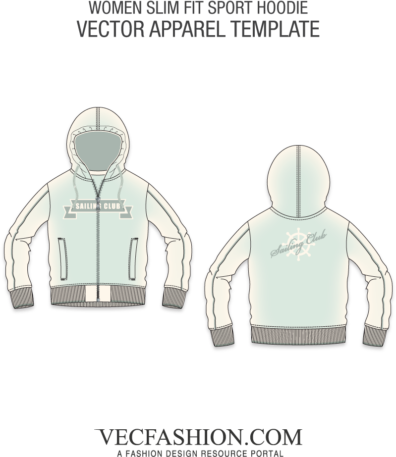 Sweatshirts Hoodies Vecfashion Fit Png Library - T Shirt Raglan Vector (1000x1000), Png Download
