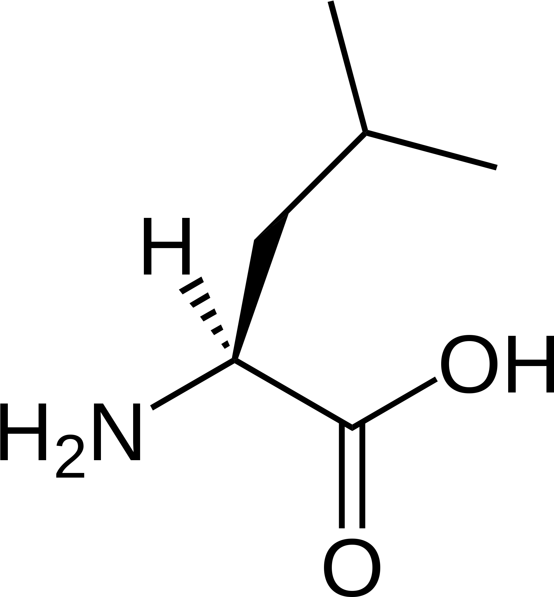 A Chemical Structure Diagram Of Leucine - Oxalato De Escitalopram Formula (2000x2104), Png Download