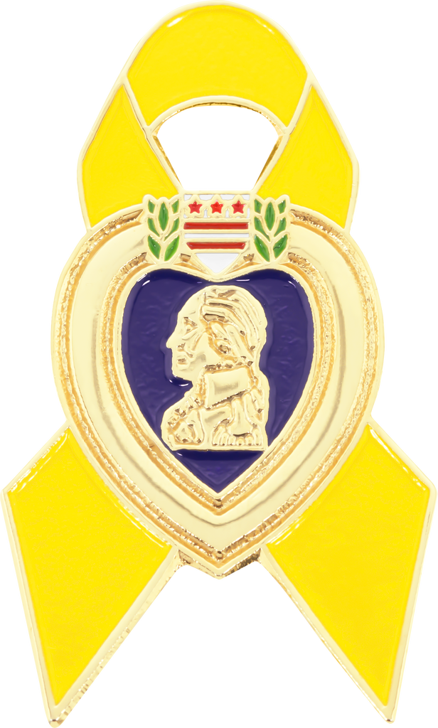 Purple Heart - Pin Depot (616x1024), Png Download