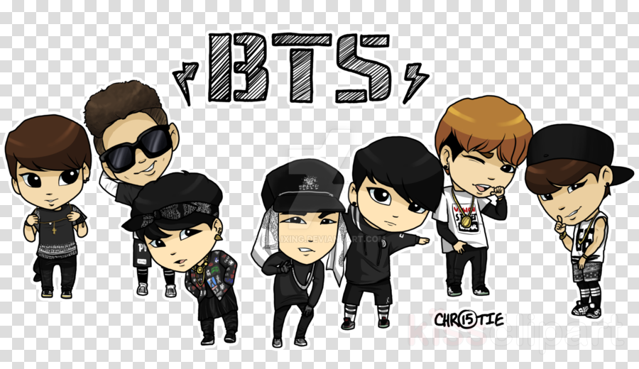 Bts Cartoon Png Clipart Bts Comic Book Mic Drop - Bts Cartoon (900x520), Png Download