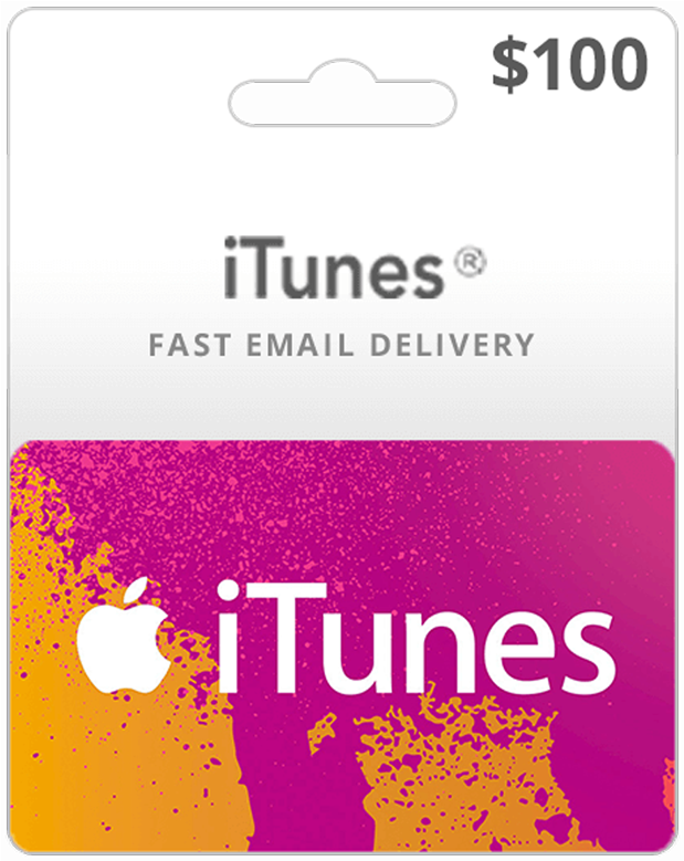 Apple Itunes Card 100$ (1024x1024), Png Download