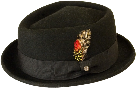 Gamble & Gunn 'new Orleans' Black - Hat (560x560), Png Download