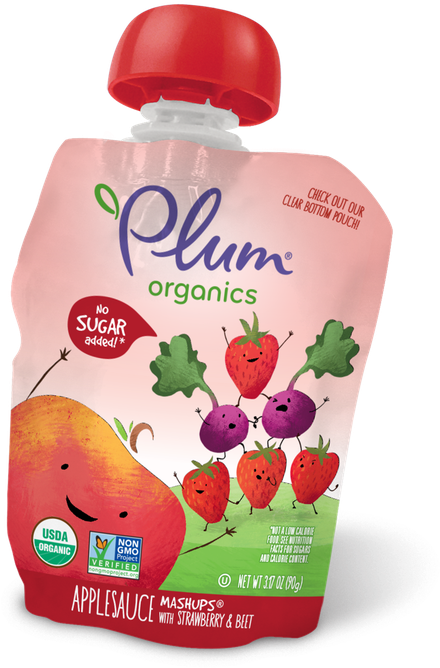 Plum Organics (598x750), Png Download