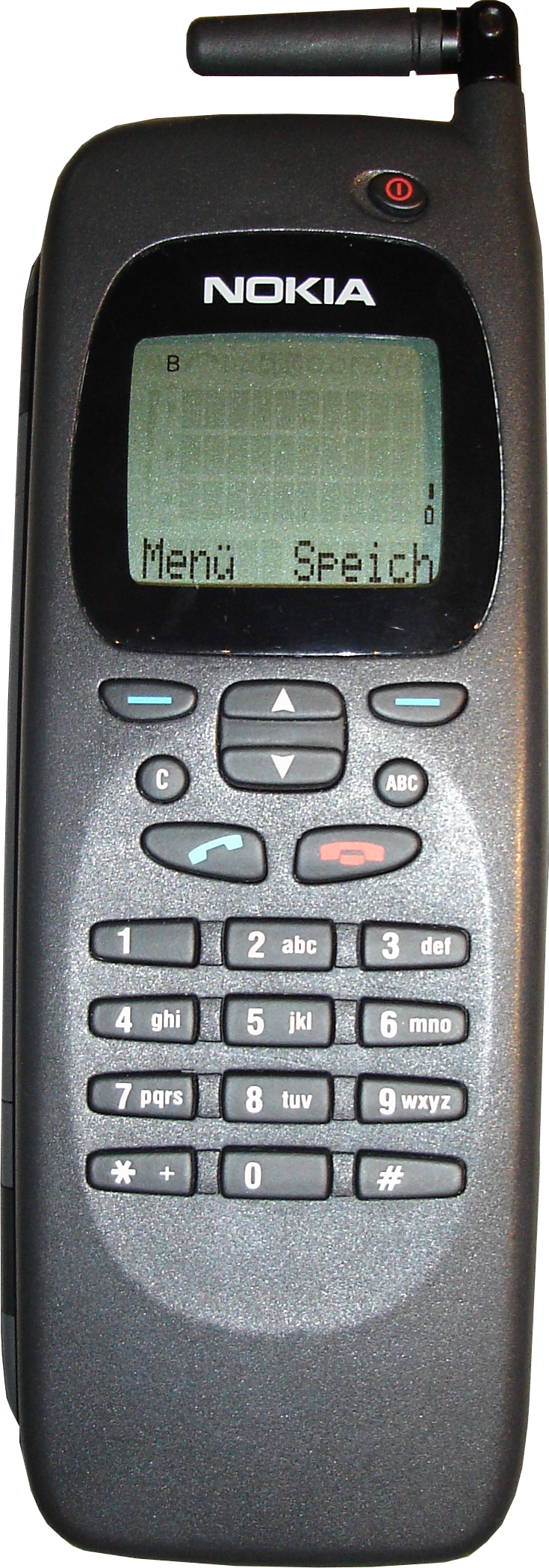 File - Nokia9000 - Nokia 9000 Communicator Png (735x2099), Png Download