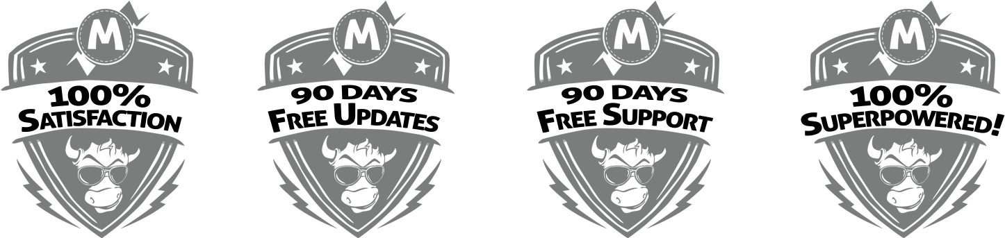 We Guarantee Your Magento Love - Emblem (1462x346), Png Download