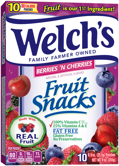 Welch's Fruit Snacks (639x750), Png Download