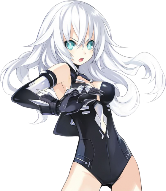 62 - Noire - Hyperdimension Neptunia Noire Hdd (559x640), Png Download