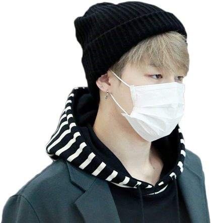 #чимин #jimin #park Jimin #bts #bangtan #bangtan Boys - Park Jimin With Mask (700x466), Png Download