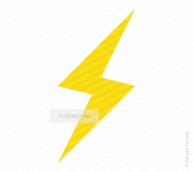 Vector Icon Of Lightning Flash - Lightning (620x553), Png Download