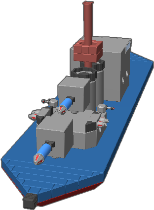 A Small Laser Warship - Clyde Steamer (768x768), Png Download