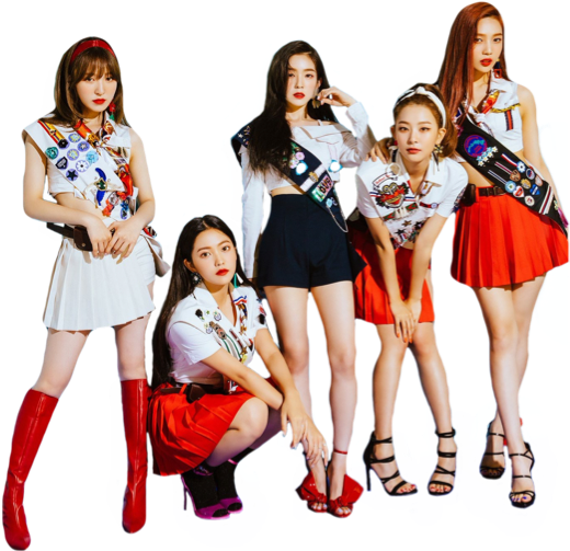 Redvelvet Wendy Yeri Irene Seulgi Joy Freetoedit - Red Velvet (640x595), Png Download