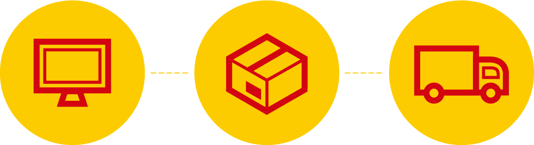 Files Dhl - Track My Order Icon (1084x295), Png Download