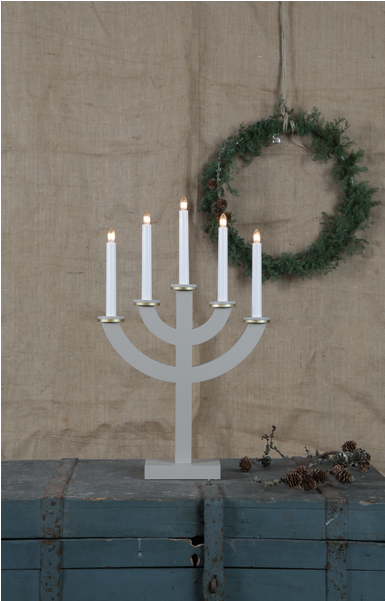 Candlestick Toarp - Curved Candleholder Toarp Beige (600x600), Png Download