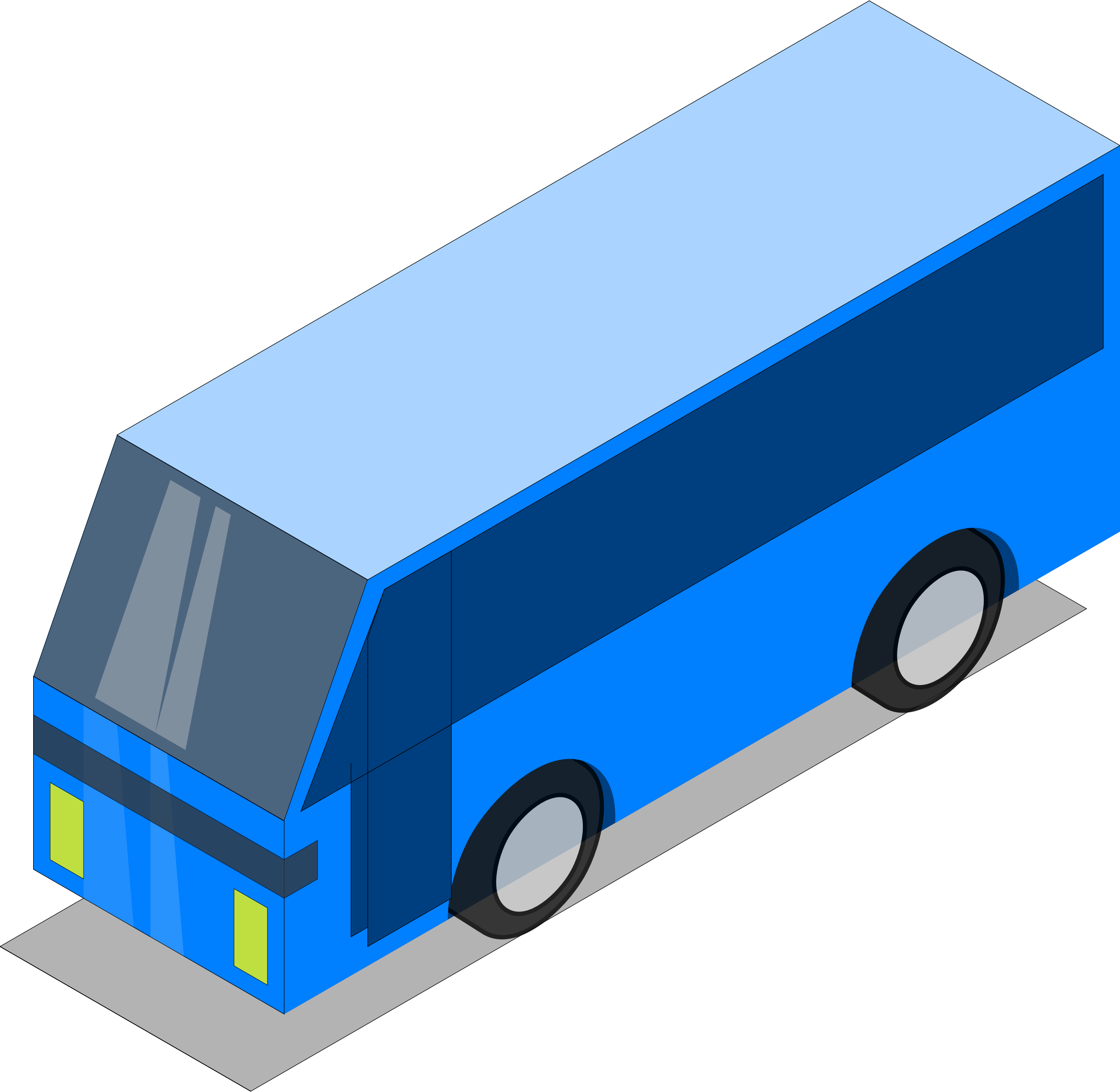 Big Image - Isometrica De Buses Png (2400x2340), Png Download