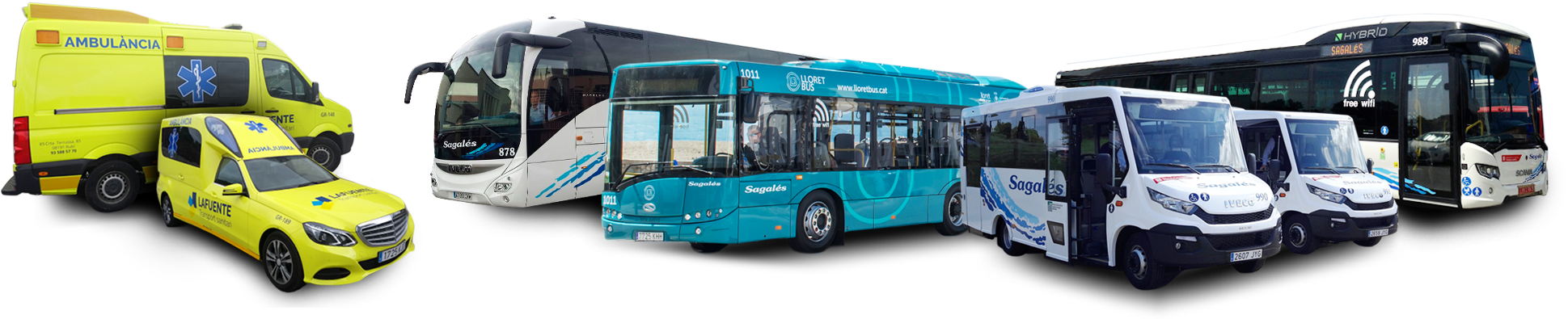 In Terms Of Passenger Transport By Road, Sagalés Manages - Tour Bus Service (2000x444), Png Download