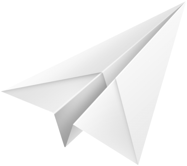 Paper Plane Png, Download Png Image With Transparent - Portable Network Graphics (800x640), Png Download