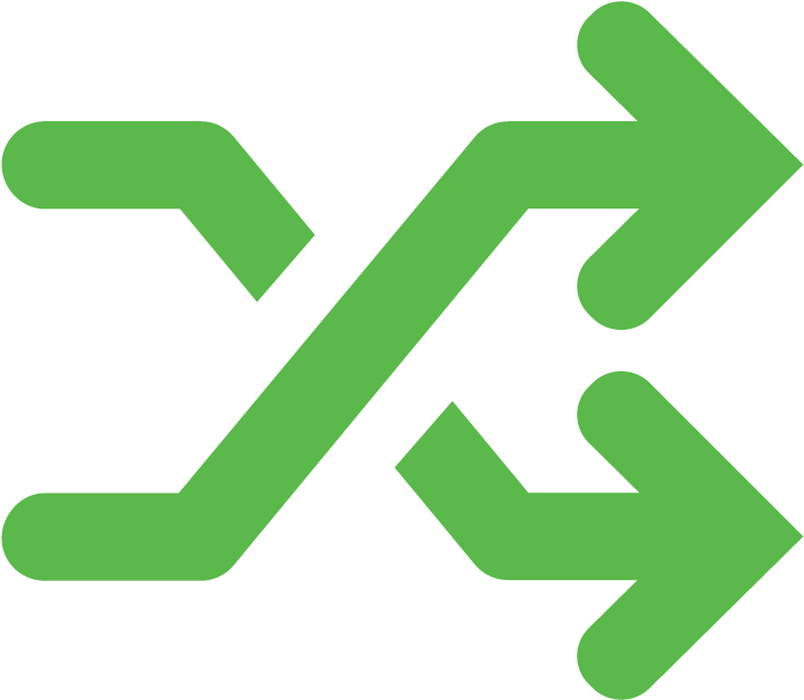Fully Managed Logistics - Music Player Shuffle Icon Png (750x750), Png Download